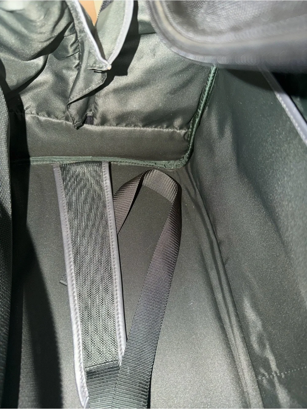 Tumi Black Nylon Laptop Briefcase with Leather Trim